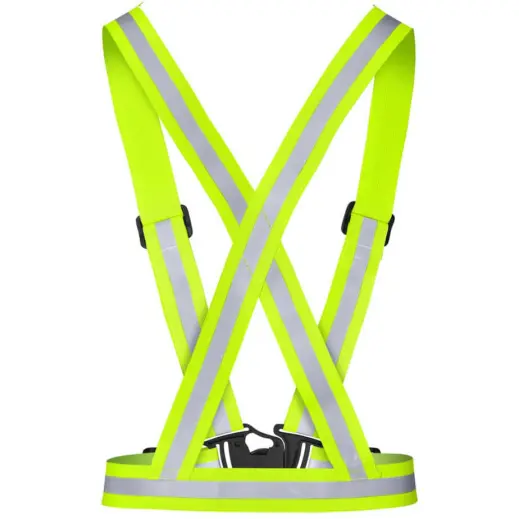 Hi-Viz Reflective Safety Belt Yellow Back